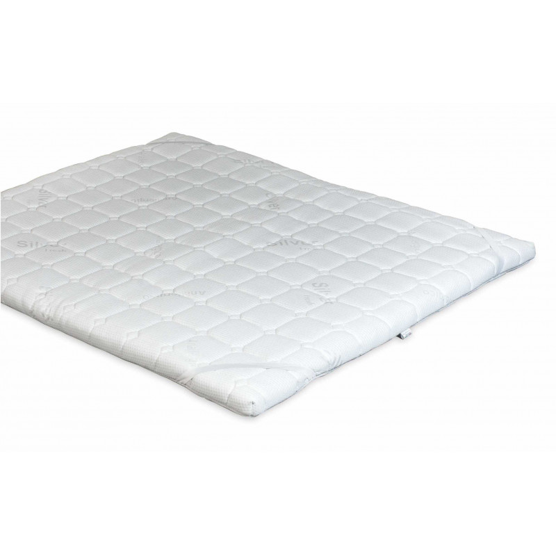 Materasso TOPPER MEMORY - 6 cm Anallergico Memory Fresh 100% Policotone 3D Air Made in Italy (VARIE MISURE) Saldi