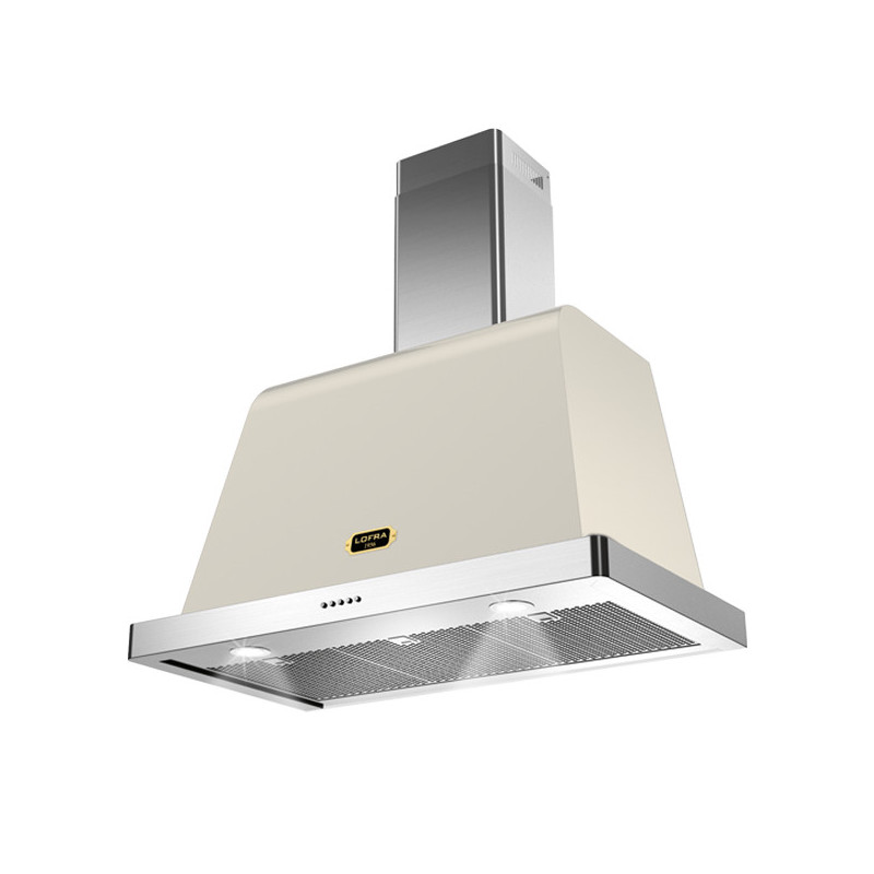 Lofra Dolcevita 150 Cappa aspirante a parete Avorio Acciaio inox 1000 m³/h A Spedizione Gratuita