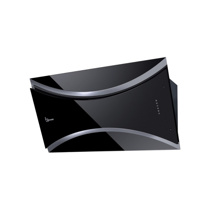Baraldi QEEN Cappa Cucina a Parete 90 cm 900 m3/h - Vetro Nero Black Friday