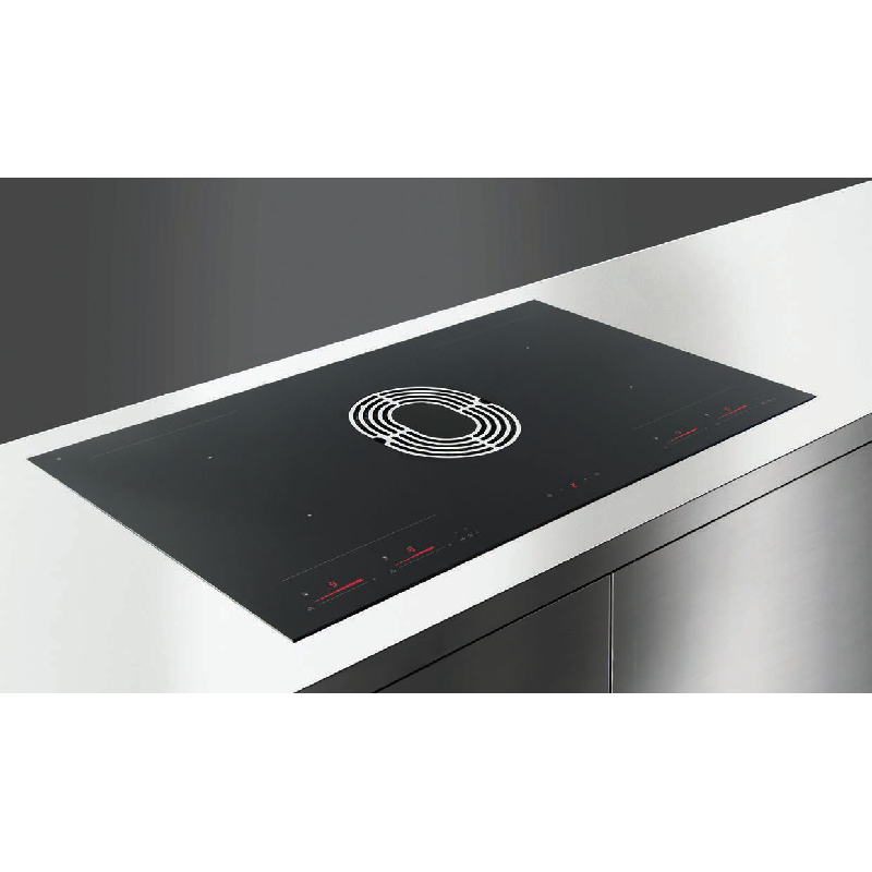 ESISTYLE E048000039 piano cottura induzione con cappa integrata SHAPE ONE - Vetro nero RG