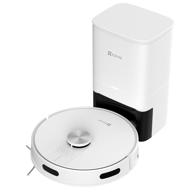 EZVIZ RE4 PLUS Aspirapolvere lavapavimenti robot con base svuota polvere connesso con app Spedizione Gratuita