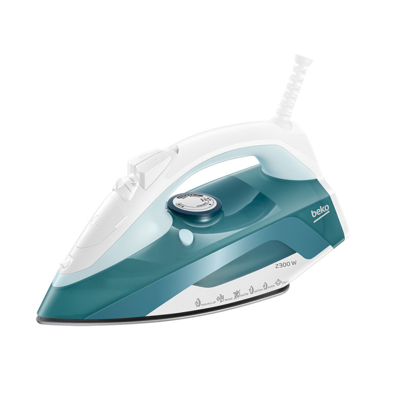 Beko SIM4123T Ferro a vapore Piastra in Ceramica 2300 W Verde Bianco Promozione Limitata