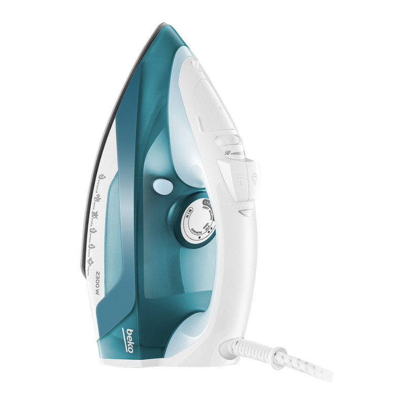 Beko SIM4123T Ferro a vapore Piastra in Ceramica 2300 W Verde Bianco Promozione Limitata