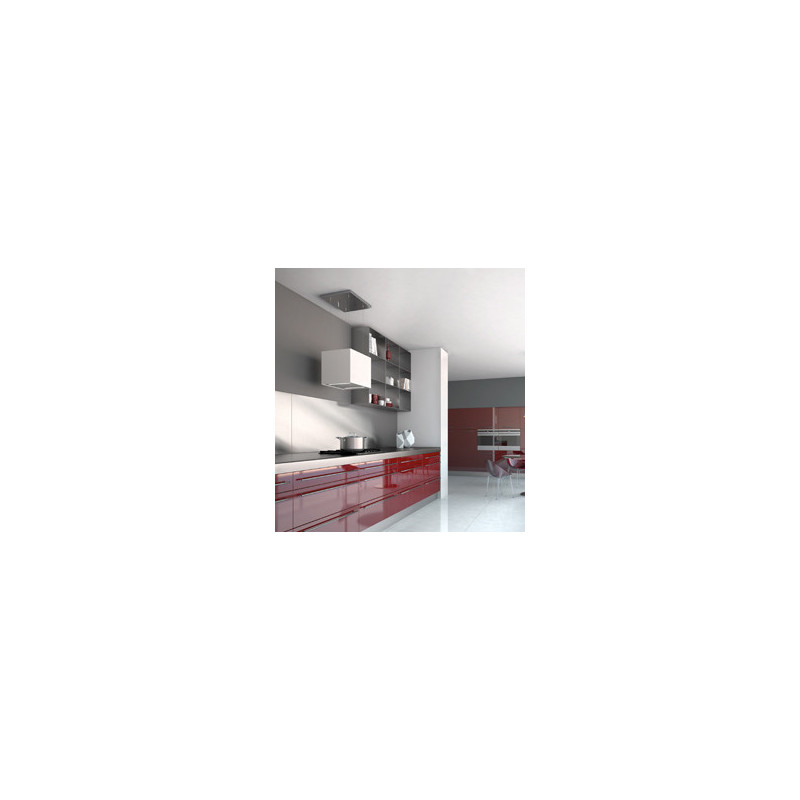 FABER S.p.A. Lybra Cappa aspirante a isola Acciaio inox Bianco 520 m³/h Consegna Veloce