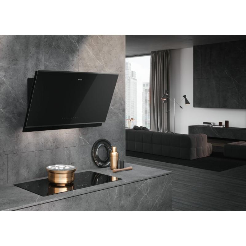 Franke FMY PRO 907 FM BK/BK MATT KL Cappa aspirante a parete Nero Grigio 450 m³/h A++ Nuovo