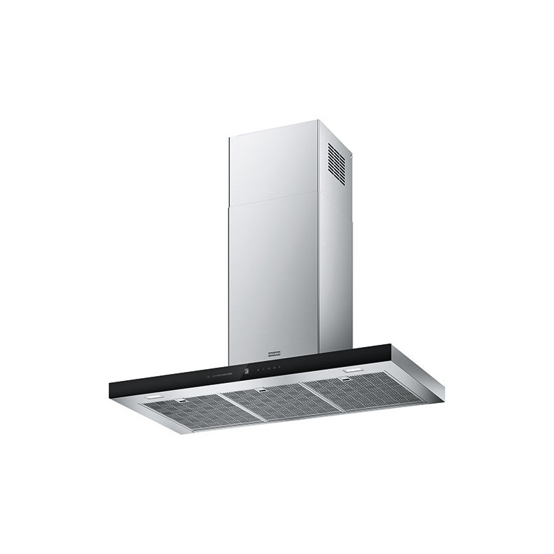 Franke T-SHAPE AVANT-SILENCE FTLN H45 X/BK GLASS A90 FRK Cappa aspirante a parete Nero Acciaio inox 750 m³/h A+ Economico