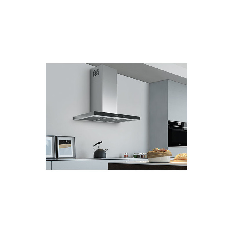 Franke T-SHAPE AVANT-SILENCE FTLN H45 X/BK GLASS A90 FRK Cappa aspirante a parete Nero Acciaio inox 750 m³/h A+ Economico