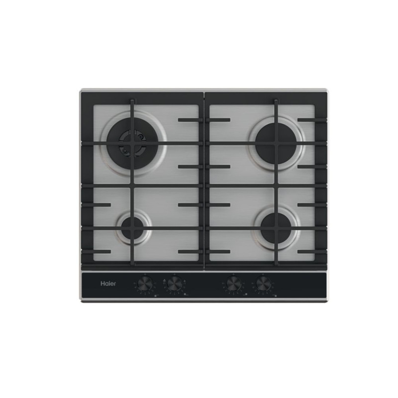 Haier Series 4 HAHG6BR4XH Acciaio inox Da incasso 59.5 cm Gas 4 Fornello(i) In Vendita