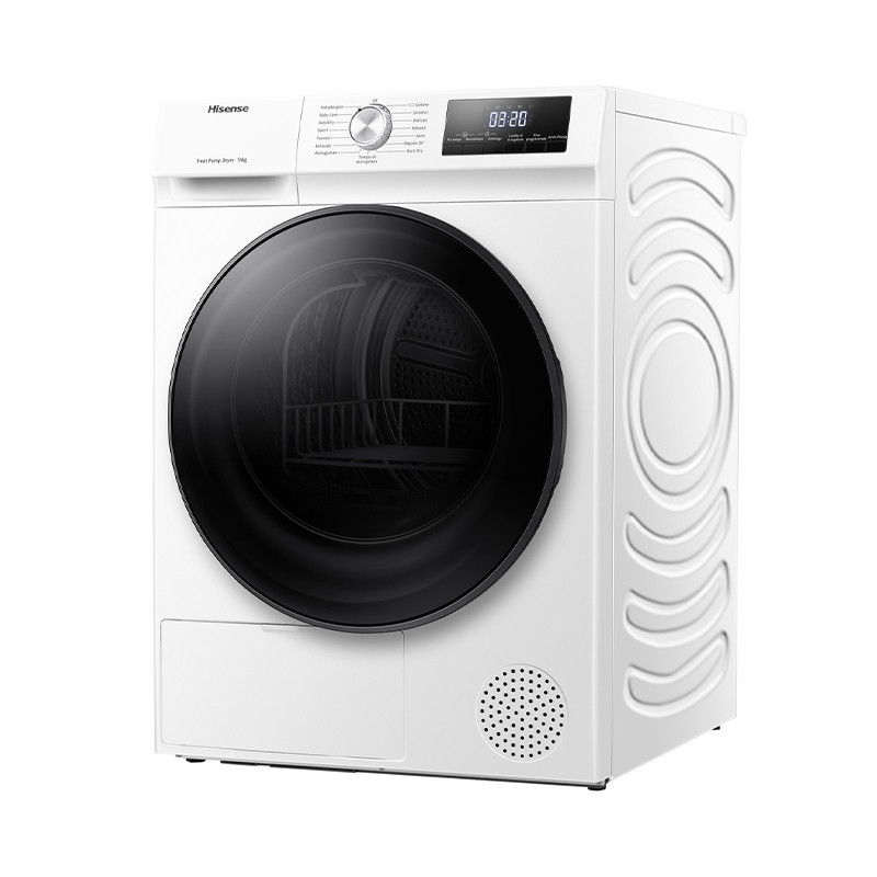Hisense DHQA902U asciugatrice Libera installazione Caricamento frontale 9 kg A++ Bianco Acquista Ora