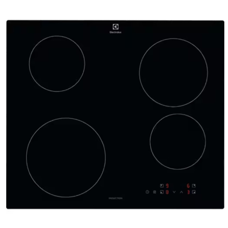 Electrolux Serie 300 EIB60424CK Nero Da incasso 60 cm Piano cottura a induzione 4 Fornello(i) Moda