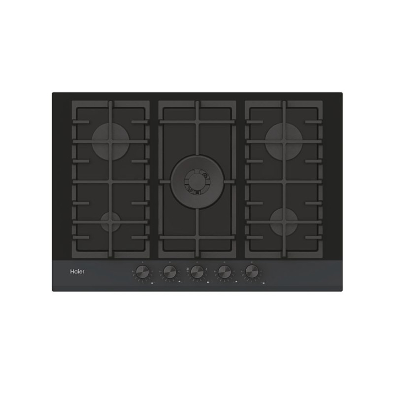 Haier Series 4 HAVG75HBPB Nero Da incasso 75 cm Gas 5 Fornello(i) Offerta per la Festa della Mamma