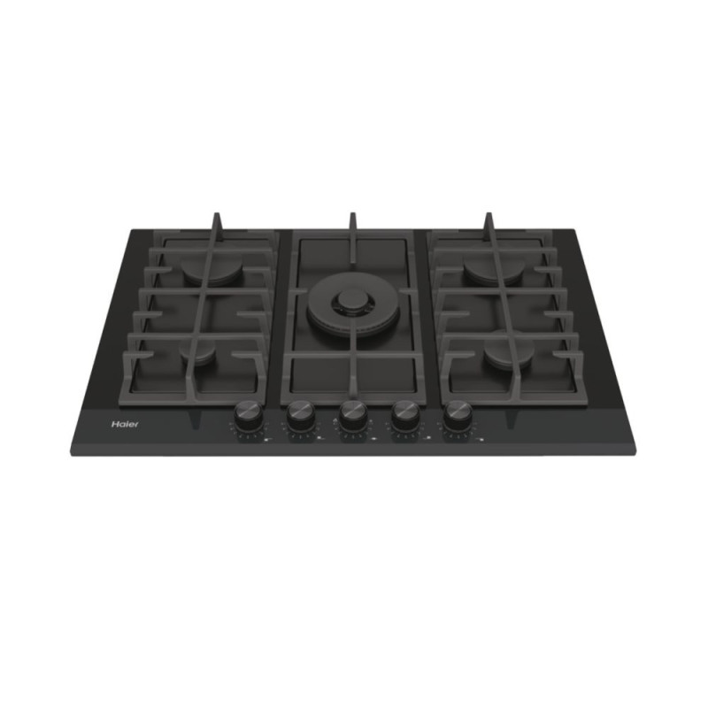 Haier Series 4 HAVG75HBPB Nero Da incasso 75 cm Gas 5 Fornello(i) Offerta per la Festa della Mamma