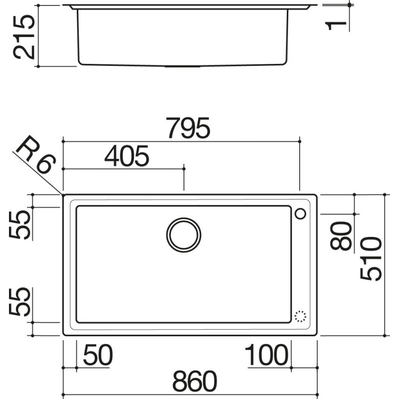 Barazza 1LES91P lavello Lavello ad incasso Rettangolare Acciaio inox Offerta migliore