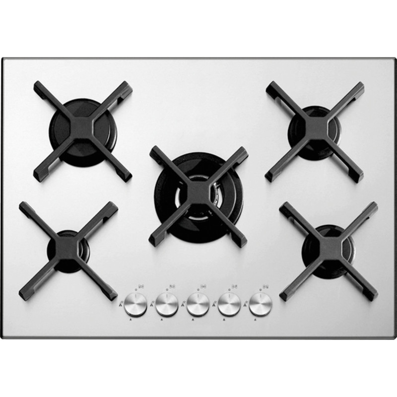 Barazza 1PSP75 piano cottura Acciaio inox Da incasso 70 cm Gas 5 Fornello(i) Offerte stagionali