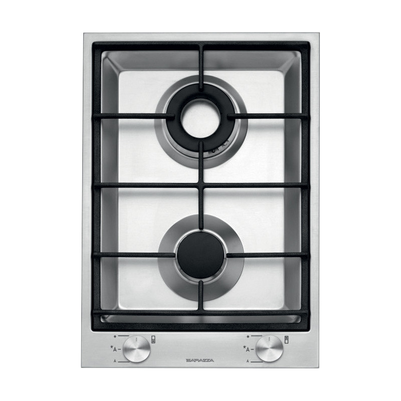 Barazza 1PBF2 piano cottura Acciaio inox Da incasso Gas 2 Fornello(i) Offerte giornaliere
