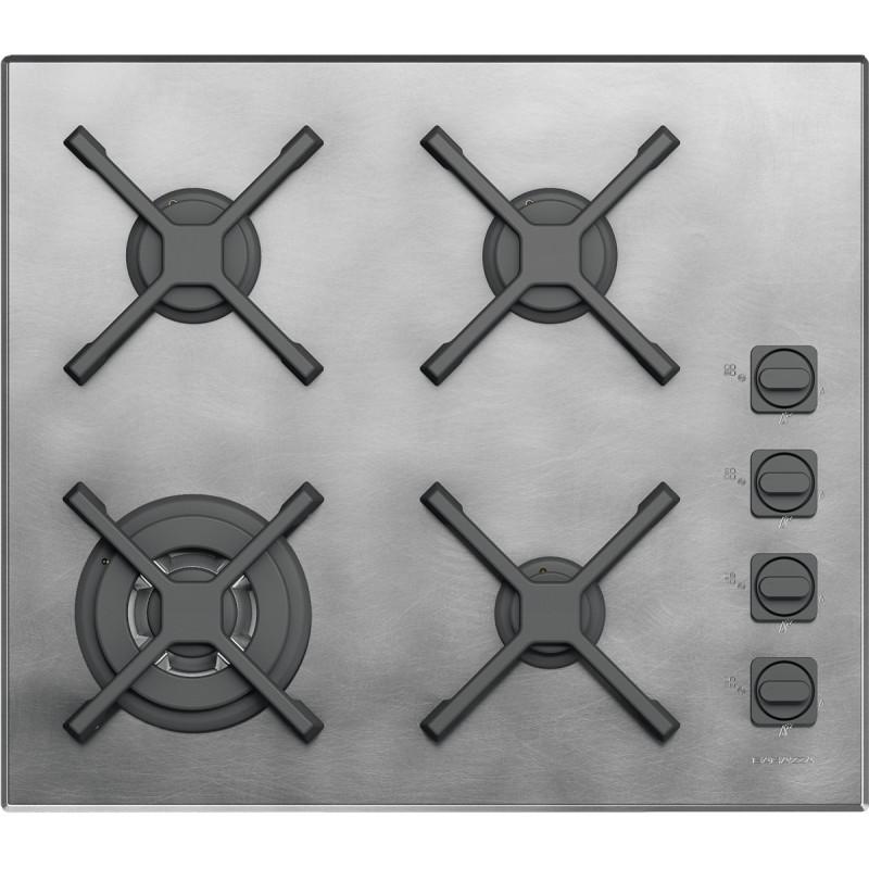 Barazza 1PUN64 piano cottura Nero Acciaio inox Da incasso Gas 4 Fornello(i) Fino al 65% di sconto