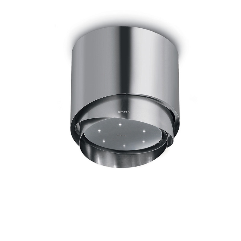 FABER S.p.A. Pareo Evo Plus Cappa aspirante a isola Acciaio inox 590 m³/h In vendita