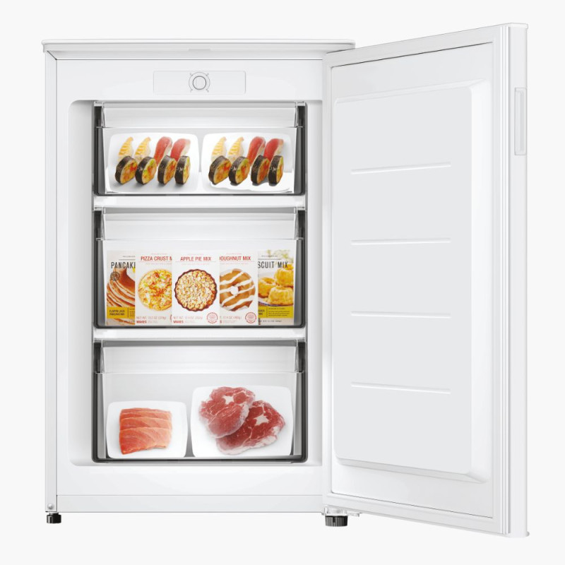 Candy CUQS 58EW Congelatore verticale Libera installazione 85 L E Bianco Fornitura limitata
