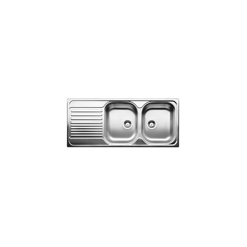 BLANCO 1324950 Lavello TIPO 8 S Compact 2 vasche Dx dimensione 1160x500 mm Acciaio Inox Cyber Monday