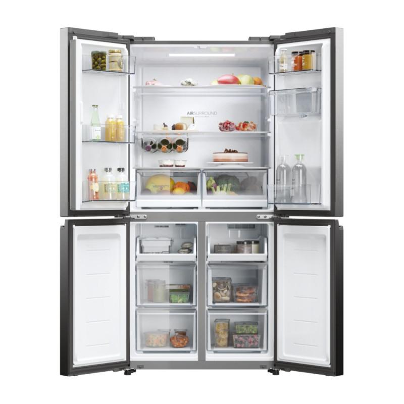 Haier Cube 83 Serie 5 HCW58F18EWMP frigorifero side-by-side Libera installazione 507 L E Platino Acciaio inox Offerta Giorno del Papà