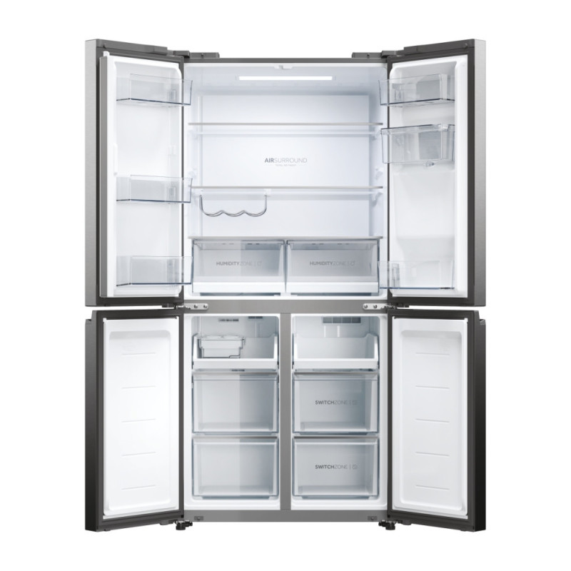 Haier Cube 83 Serie 5 HCW58F18EWMP frigorifero side-by-side Libera installazione 507 L E Platino Acciaio inox Offerta Giorno del Papà