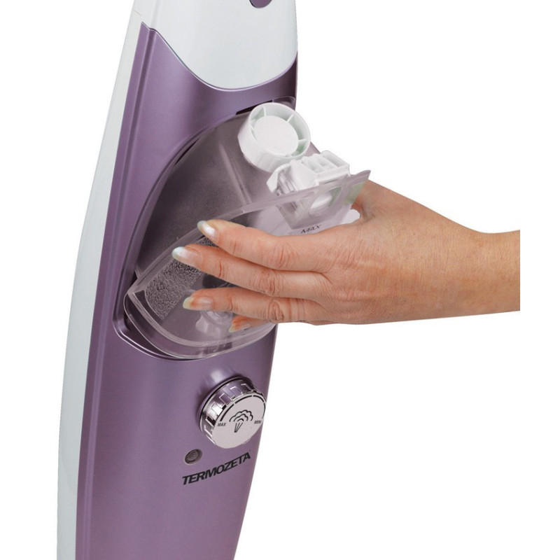 Termozeta 72703L Pulitore a vapore Scopa a vapore 0 65 L 1500 W Viola Bianco Offerta migliore