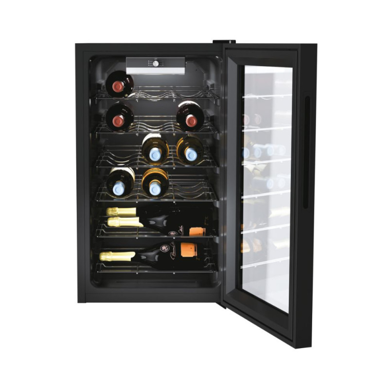 Candy CWC 021 M/NF Cantinetta vino con compressore Libera installazione Nero 21 bottiglia/bottiglie Super Saving Price