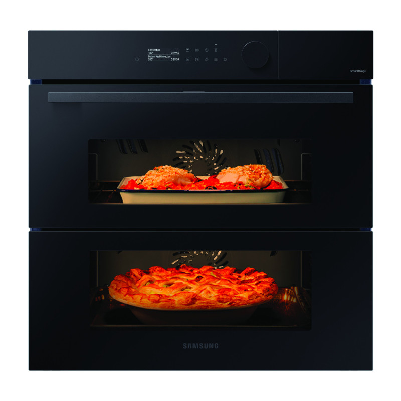 Samsung NV7B5760WBK Forno ad incasso a Vapore Serie 5 76 L A+ Vetro Nero Promozione temporanea
