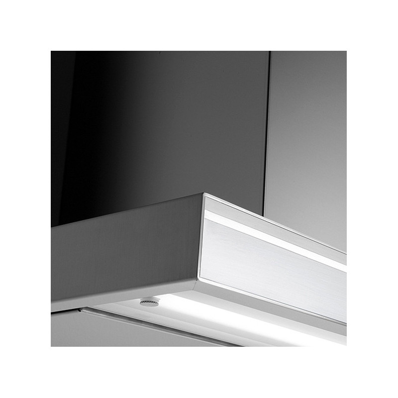 Falmec Lumina NRS Cappa aspirante a parete Nero Acciaio inox 800 m³/h B Enormi sconti