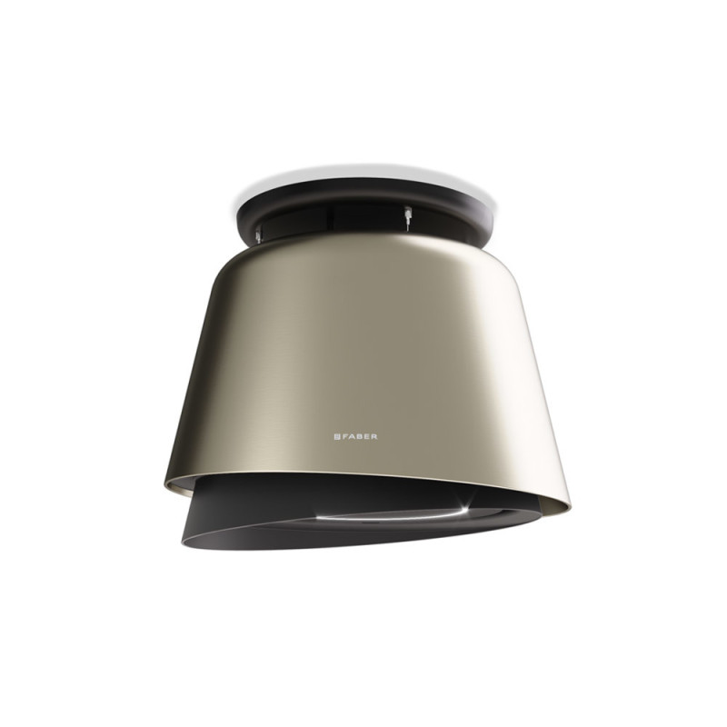 FABER S.p.A. Belle Plus Gold/W.DG Matt Cappa aspirante a isola Oro 610 m³/h Affare Del Giorno