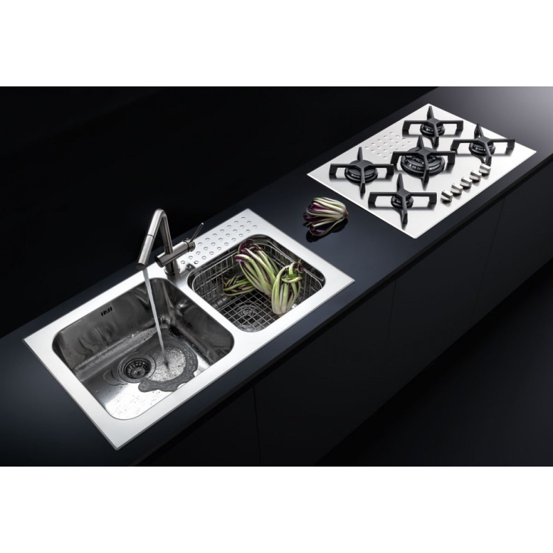 Barazza 1IS12060/2S lavello Lavello montato su piano Rettangolare Acciaio inox 50% di sconto con spedizione gratuita