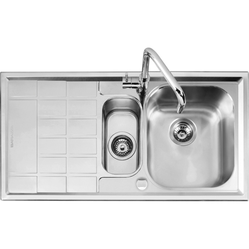Barazza 1LLV100/S lavello Lavello ad incasso Rettangolare Acciaio inox Limitato a 3 giorni