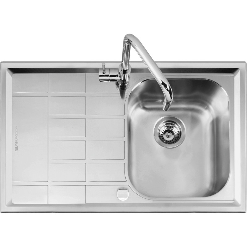 Barazza 1LLV90/1S lavello Lavello ad incasso Rettangolare Acciaio inox In vendita