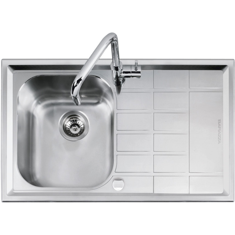 Barazza 1LLV90/1D lavello Lavello ad incasso Rettangolare Acciaio inox Duty-free