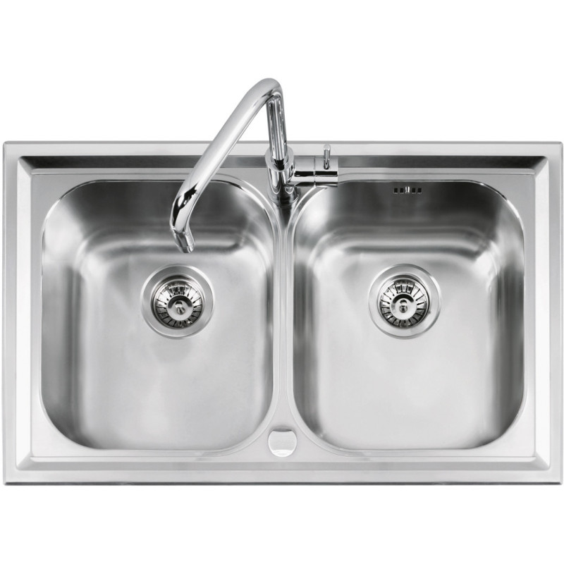 Barazza 1LLV90/2 lavello Lavello ad incasso Rettangolare Acciaio inox Sconti questo mese