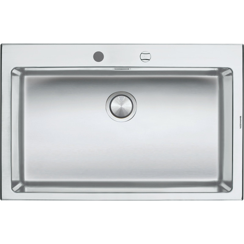 Barazza 1LBO81 lavello Lavello ad incasso Rettangolare Acciaio inox Consegna Veloce
