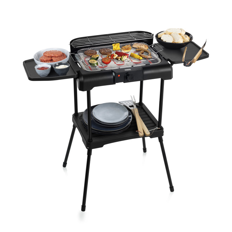 Princess 01.112250.01.001 BBQ elettrico con ripiani laterali Offerte