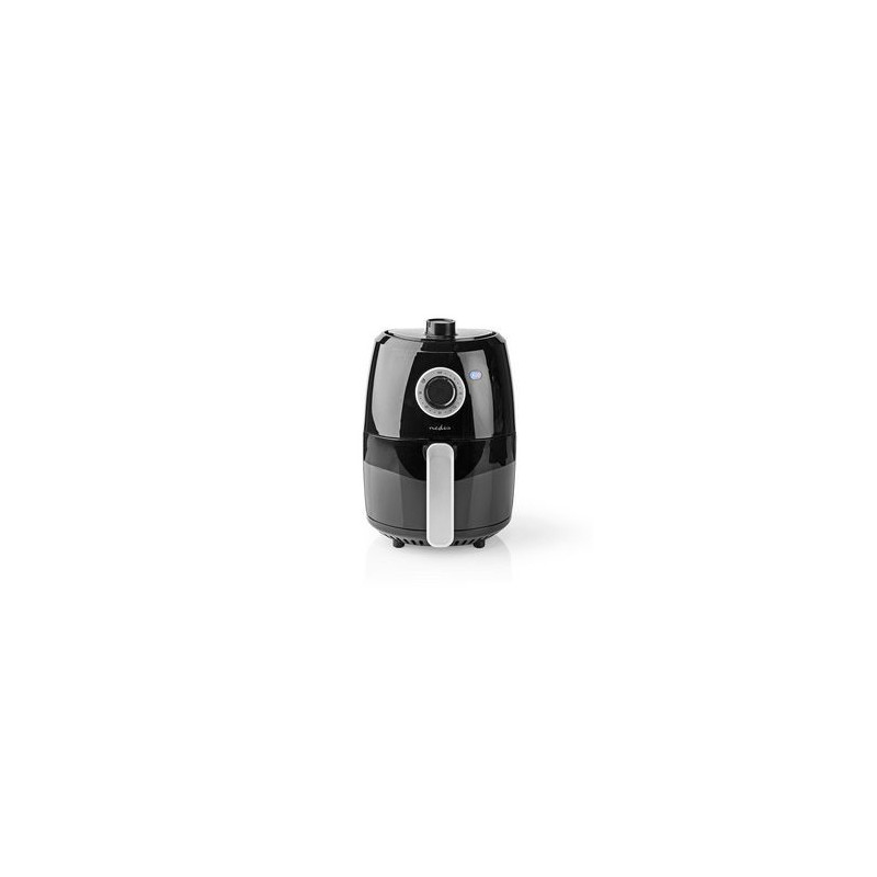 Nedis KAAF120FBK friggitrice Singolo 2 4 L Indipendente 1000 W Friggitrice ad aria calda Alluminio Nero Fornitura limitata