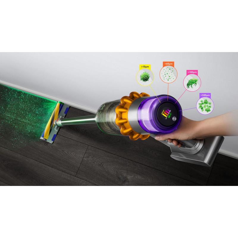 Dyson V15 Detect Absolute aspirapolvere senza filo Nichel Giallo Senza sacchetto Offerta natalizia