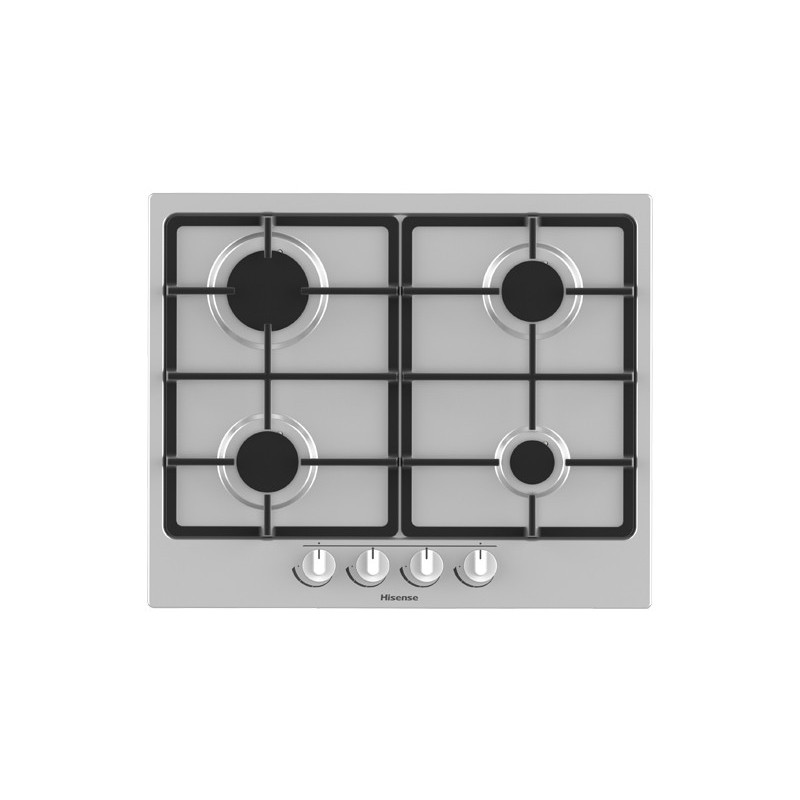 Hisense GM643XF piano cottura Acciaio inox Da incasso Gas 4 Fornello(i) Offerta Giorno del Papà