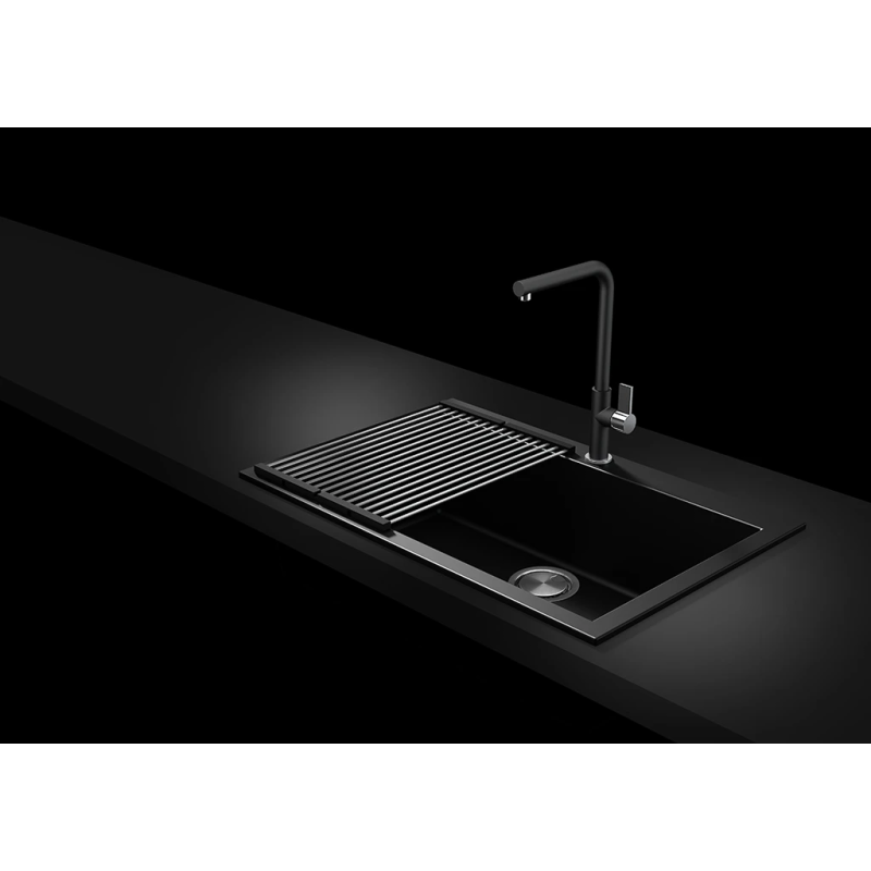 TELMA ROLLMAT.IX Gocciolatoio pieghevole con barre in acciaio inox e silicone  442x316 mm colore inox Grandi sconti