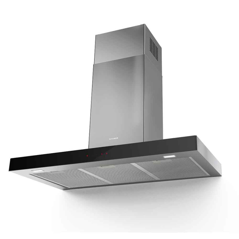 FABER S.p.A. Stilo Glass Smart A60 Cappa aspirante a parete Acciaio inox 690 m³/h B Consegna Veloce