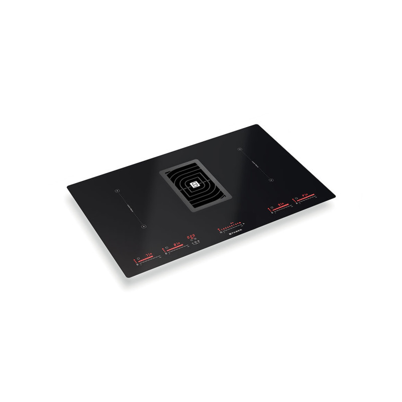 FABER S.p.A. Galileo BK Glass NG A830 Nero Da incasso 83 cm Piano cottura a induzione 4 Fornello(i) Prezzo Ridotto