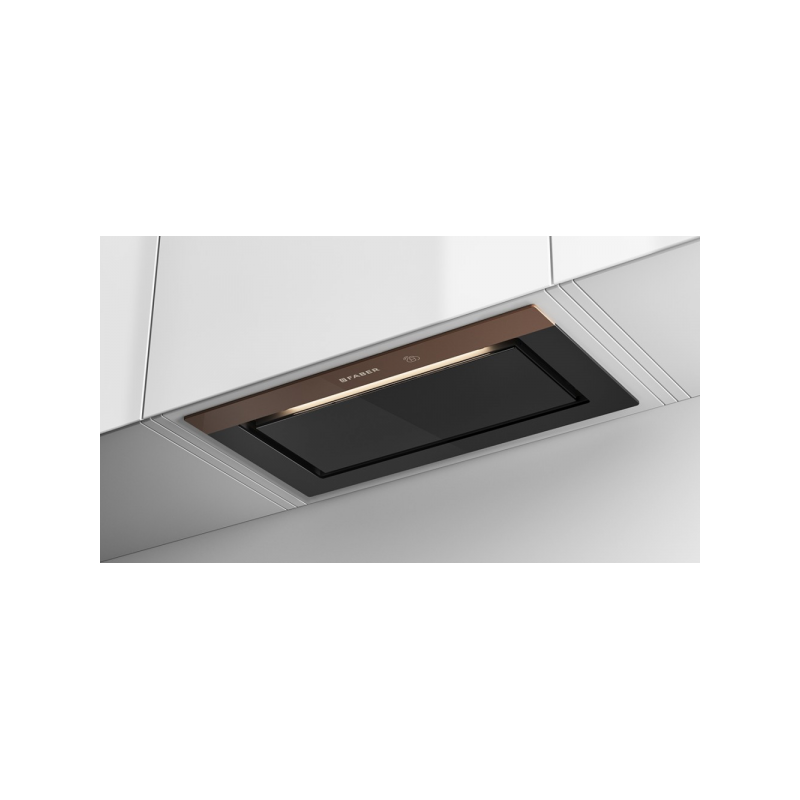 FABER cappa sottopensile BI-AIR KL 305.0615.686 vetro nero e marrone chiaro da 52cm Convenienza