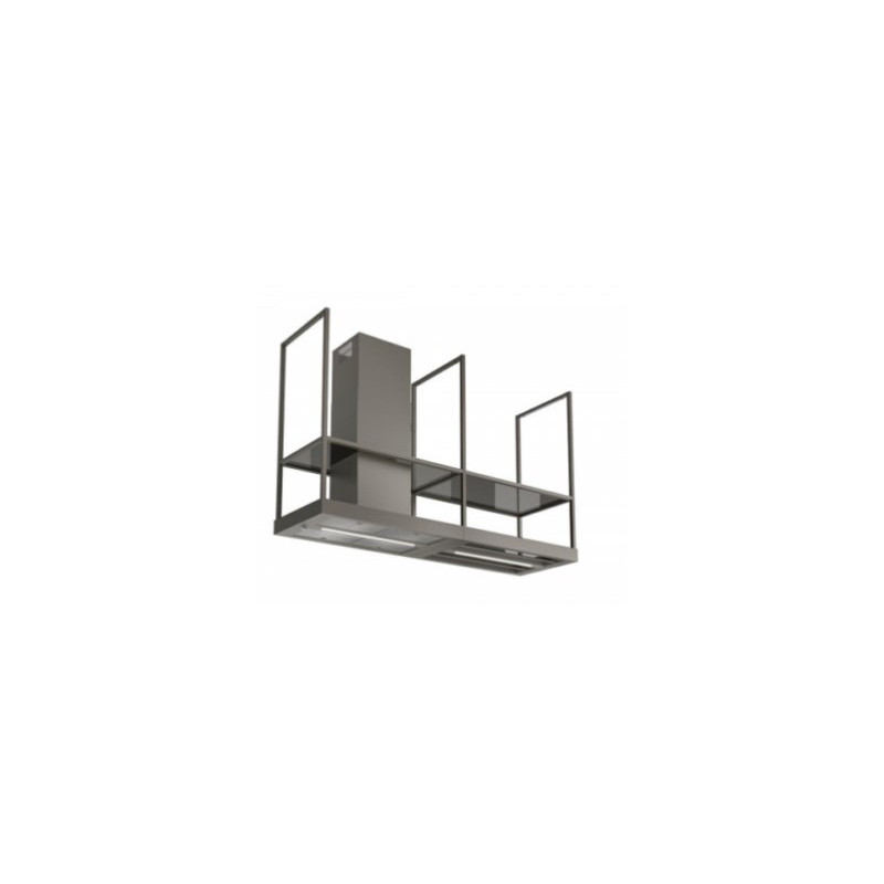 FABER S.p.A. T-Shelf EV8 Titanium Matt A180 Cappa aspirante a isola Titanio 700 m³/h C Outlet