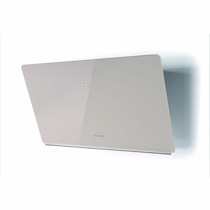 FABER 330.0615.674 cappa aspirante a parete glam light zero drip 730m³/h classe b vetro sabbia opaco In Saldo