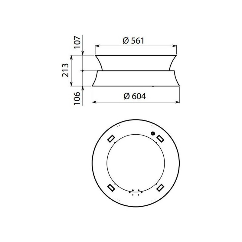 Falmec Dama Sospeso Acciaio inox 600 m³/h Ultimo giorno