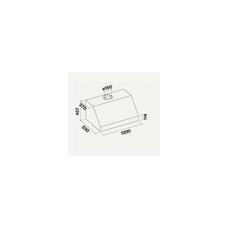 Falmec Zeus Pro Cappa aspirante a parete Acciaio inox 950 m³/h B Only for today