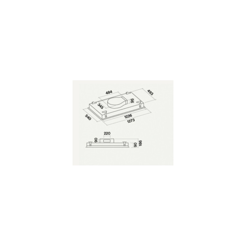 Falmec Stella Integrato a soffitto Acciaio inox B Enormi sconti