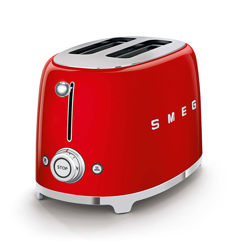 Smeg Tostapane 50's Style – Rosso LUCIDO 2x2 – TSF01RDEU Offerta speciale della fabbrica
